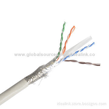 Cat5e SFTP LAN Cable with PVC/LSZH Jacket and Solid Copper Conductor, OEM Welcomed, High Quality